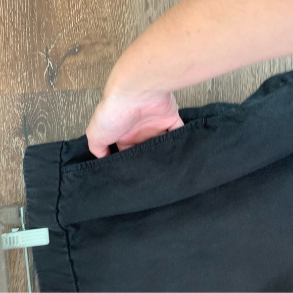 Eileen fisher Womens black Tencel linen blend Bermuda shorts pockets 16 - Picture 10 of 10